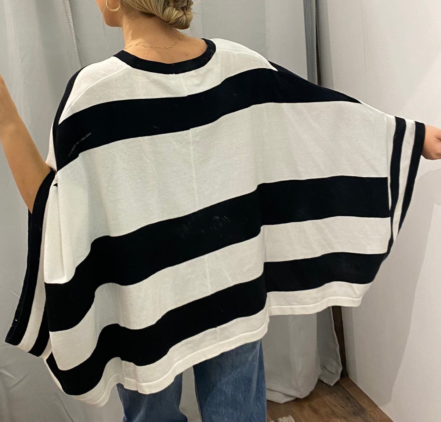 Paris Poncho Top