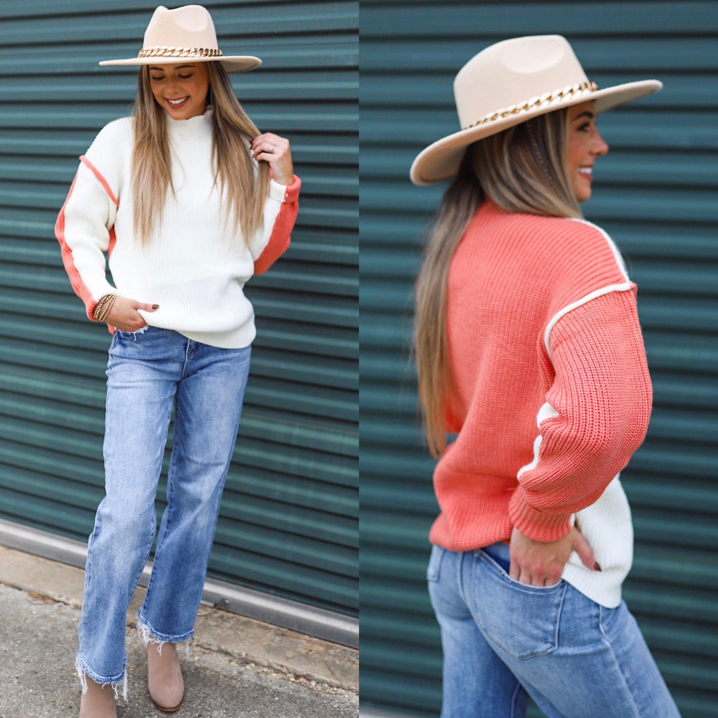 Georgia Peach Turtleneck