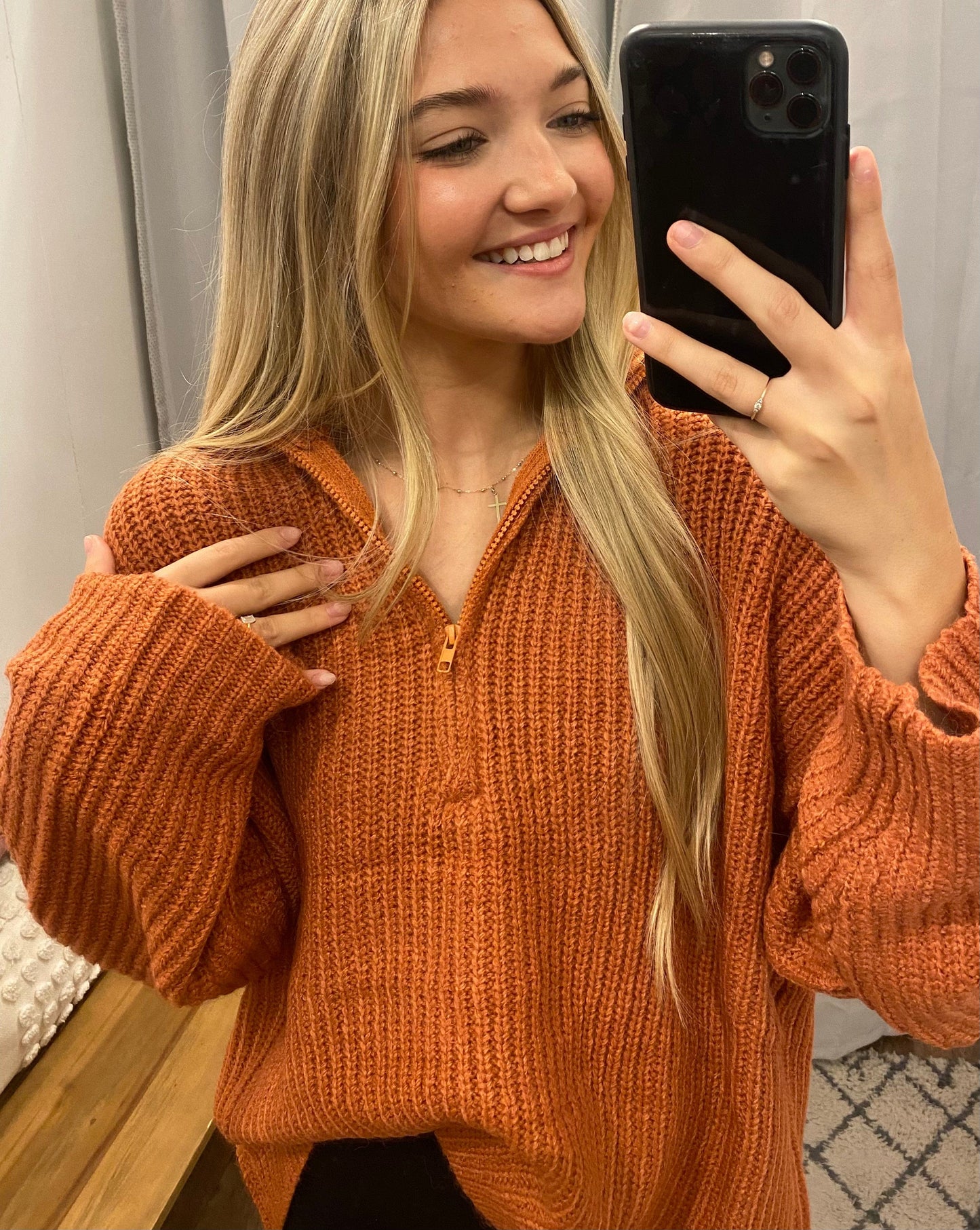 Pumpkin Spice Half Zip