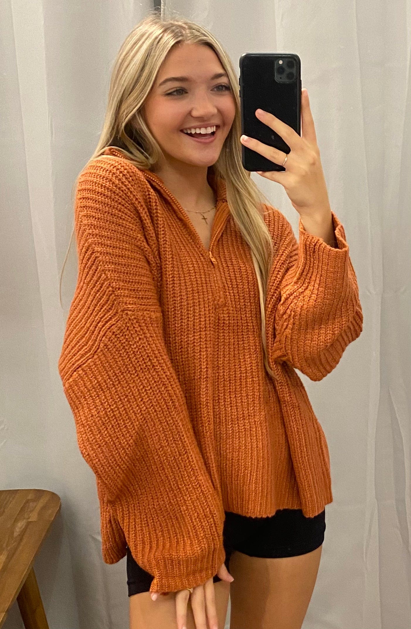 Pumpkin Spice Half Zip