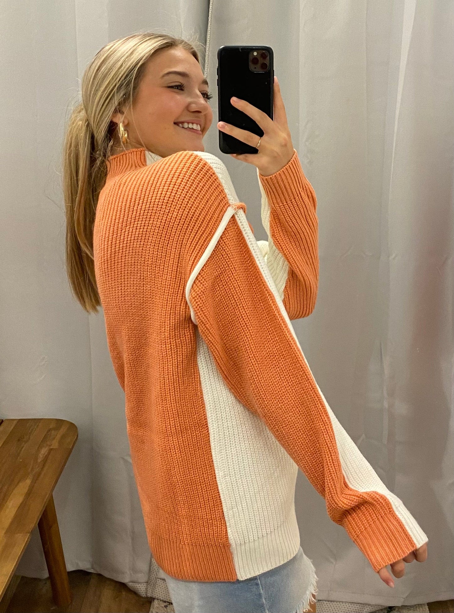 Georgia Peach Turtleneck