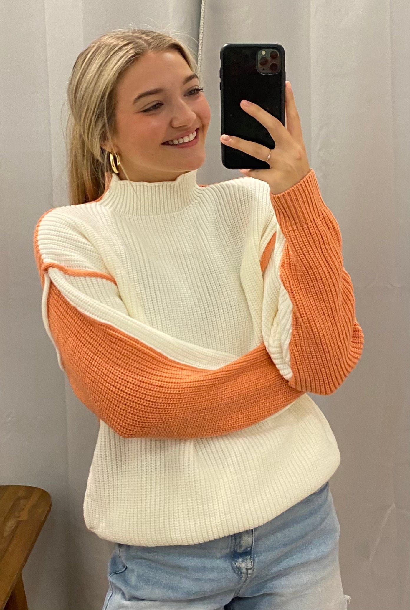 Georgia Peach Turtleneck