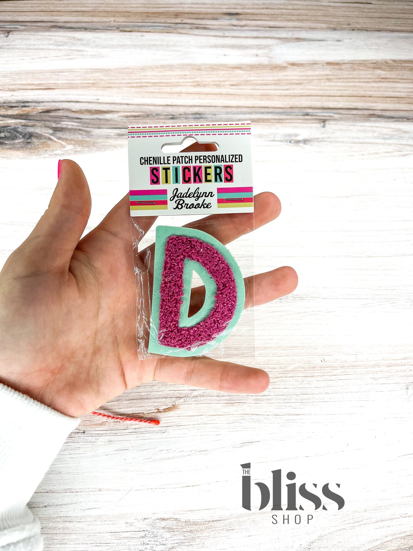 Chenille Patch Personalized Stickers