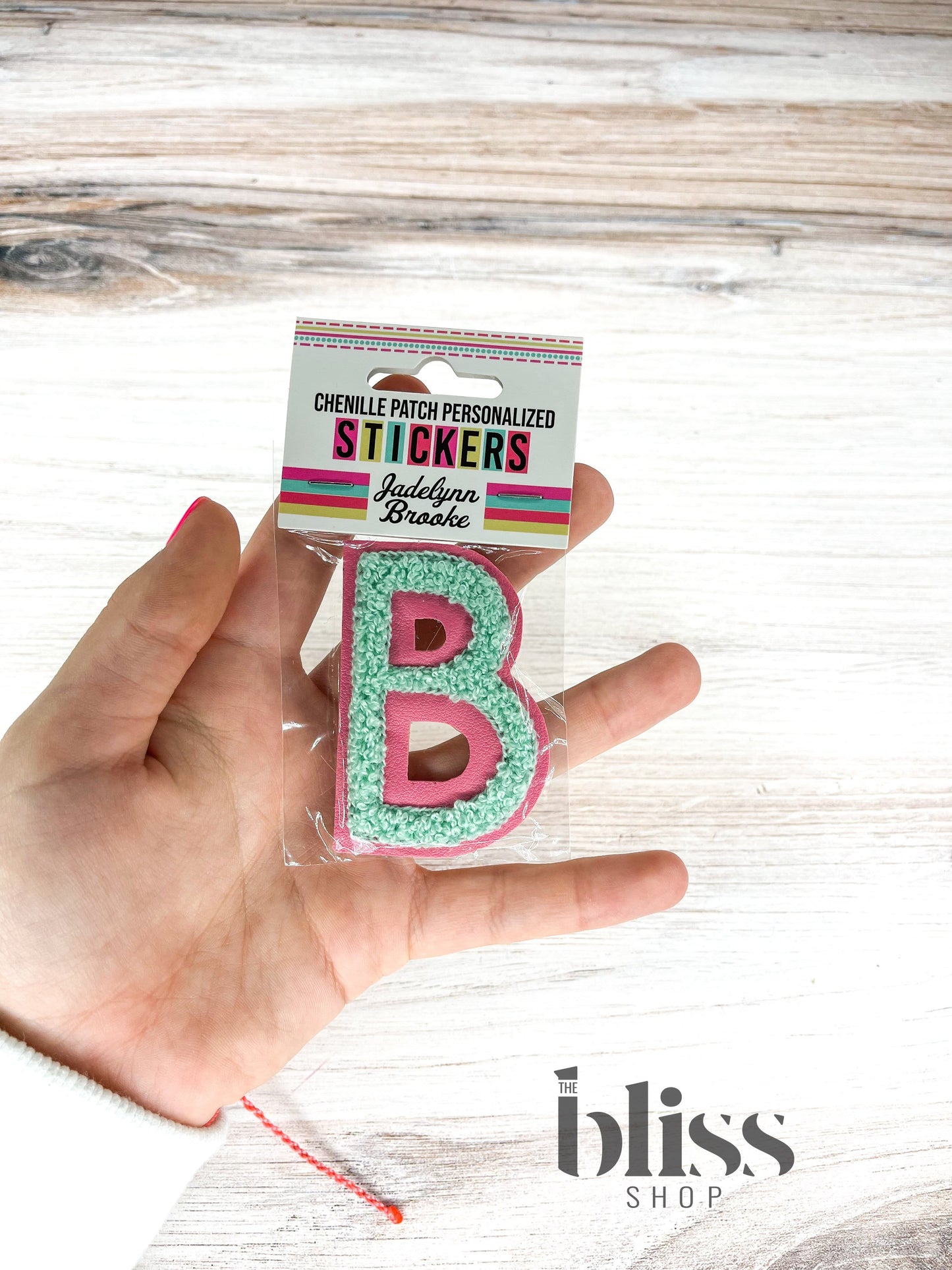 Chenille Patch Personalized Stickers