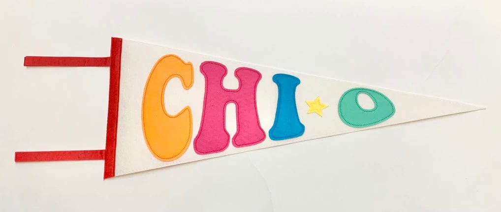 Sorority Girl Pennant Flag