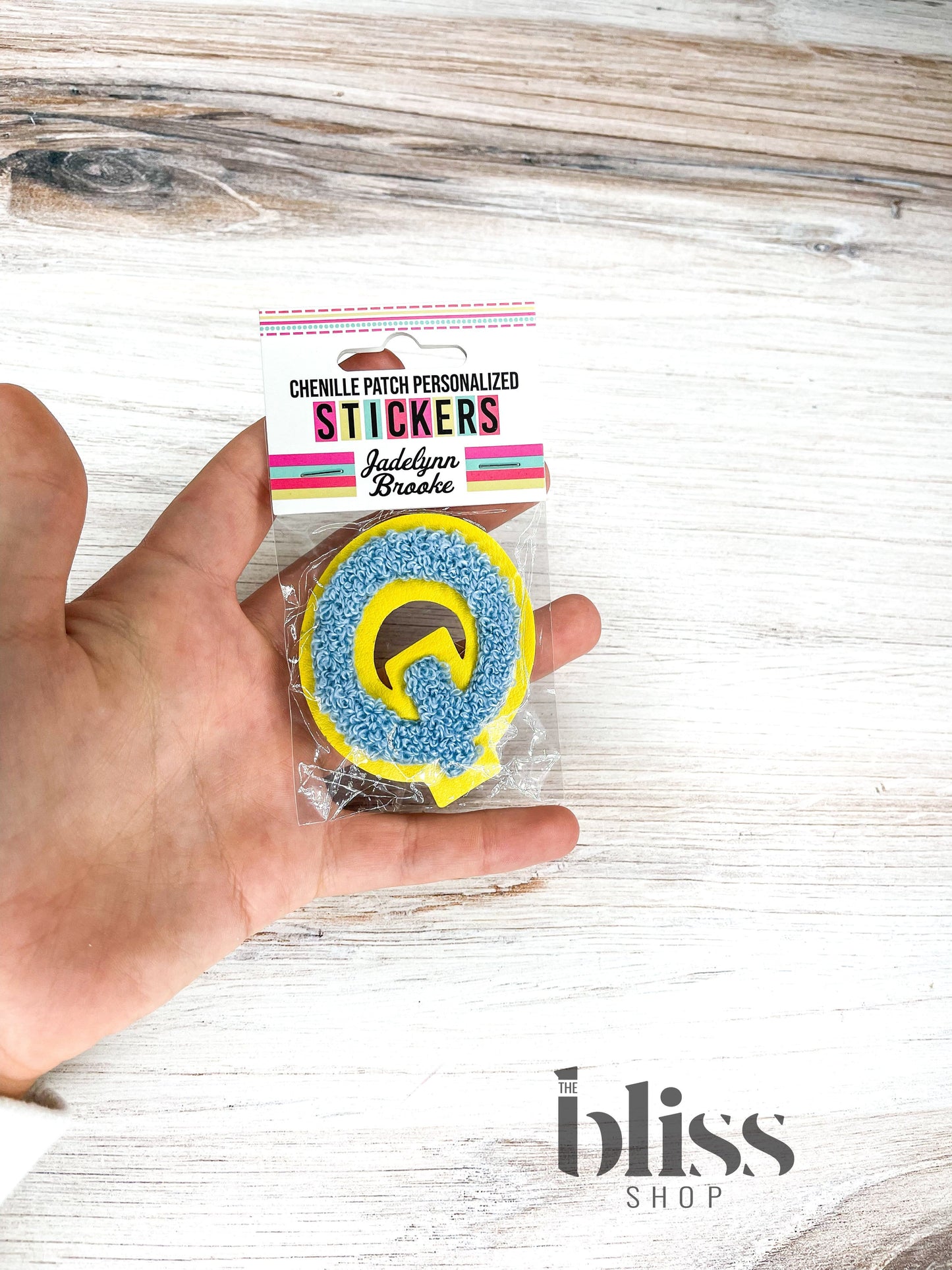 Chenille Patch Personalized Stickers