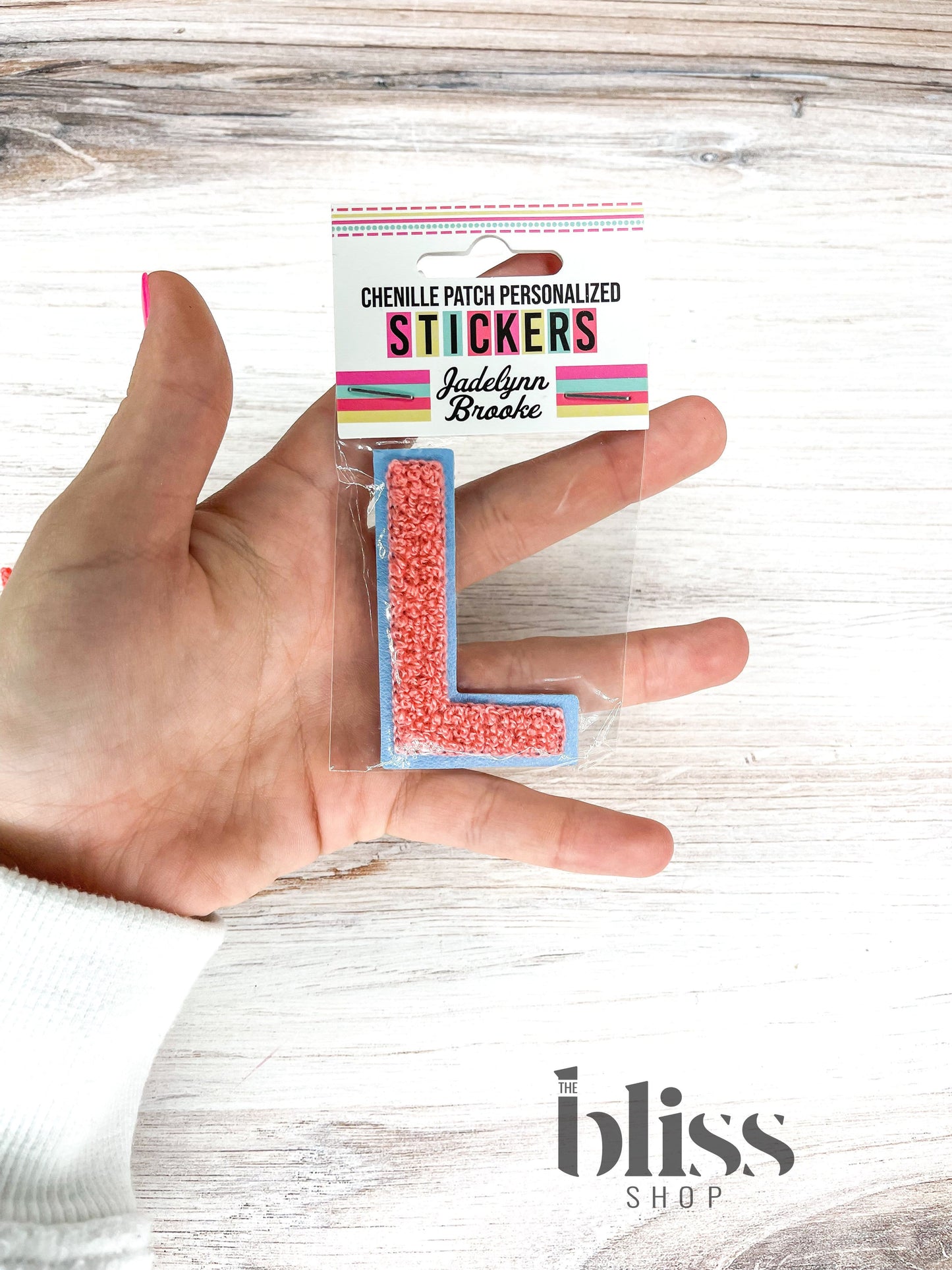 Chenille Patch Personalized Stickers