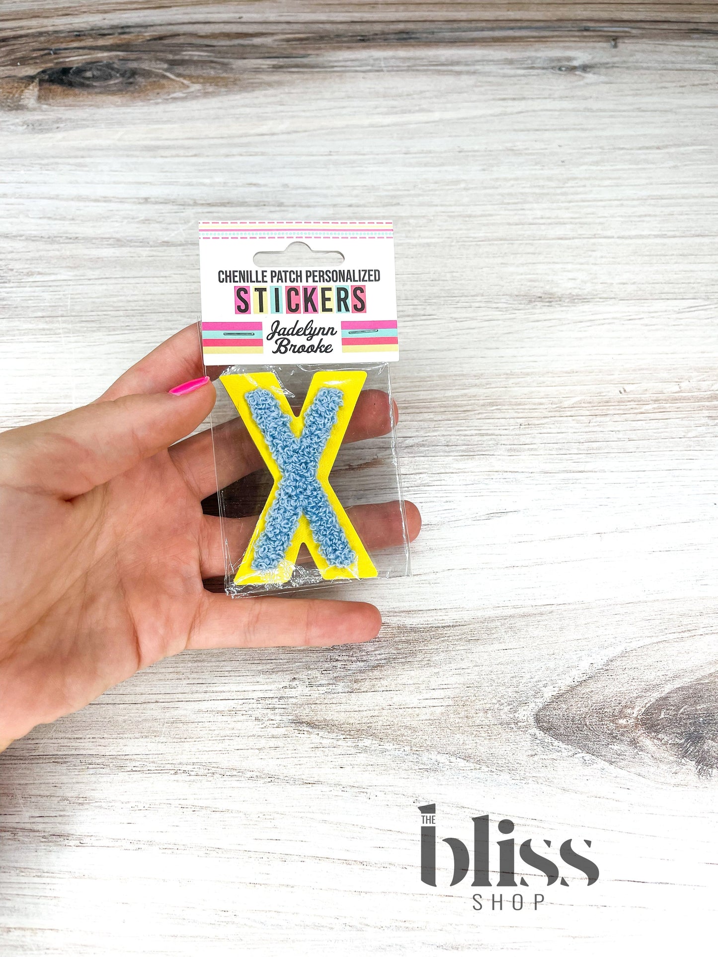 Chenille Patch Personalized Stickers