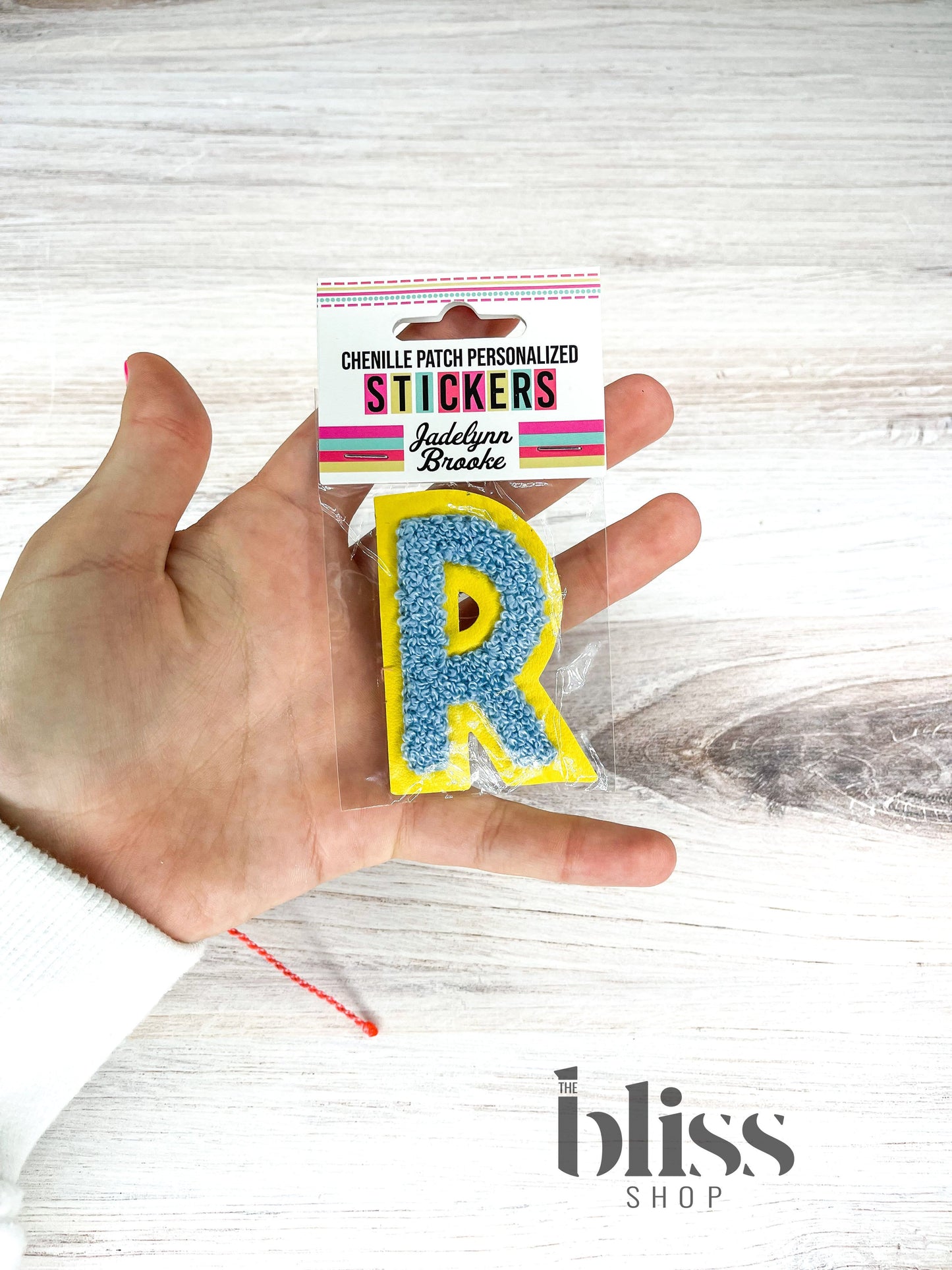 Chenille Patch Personalized Stickers