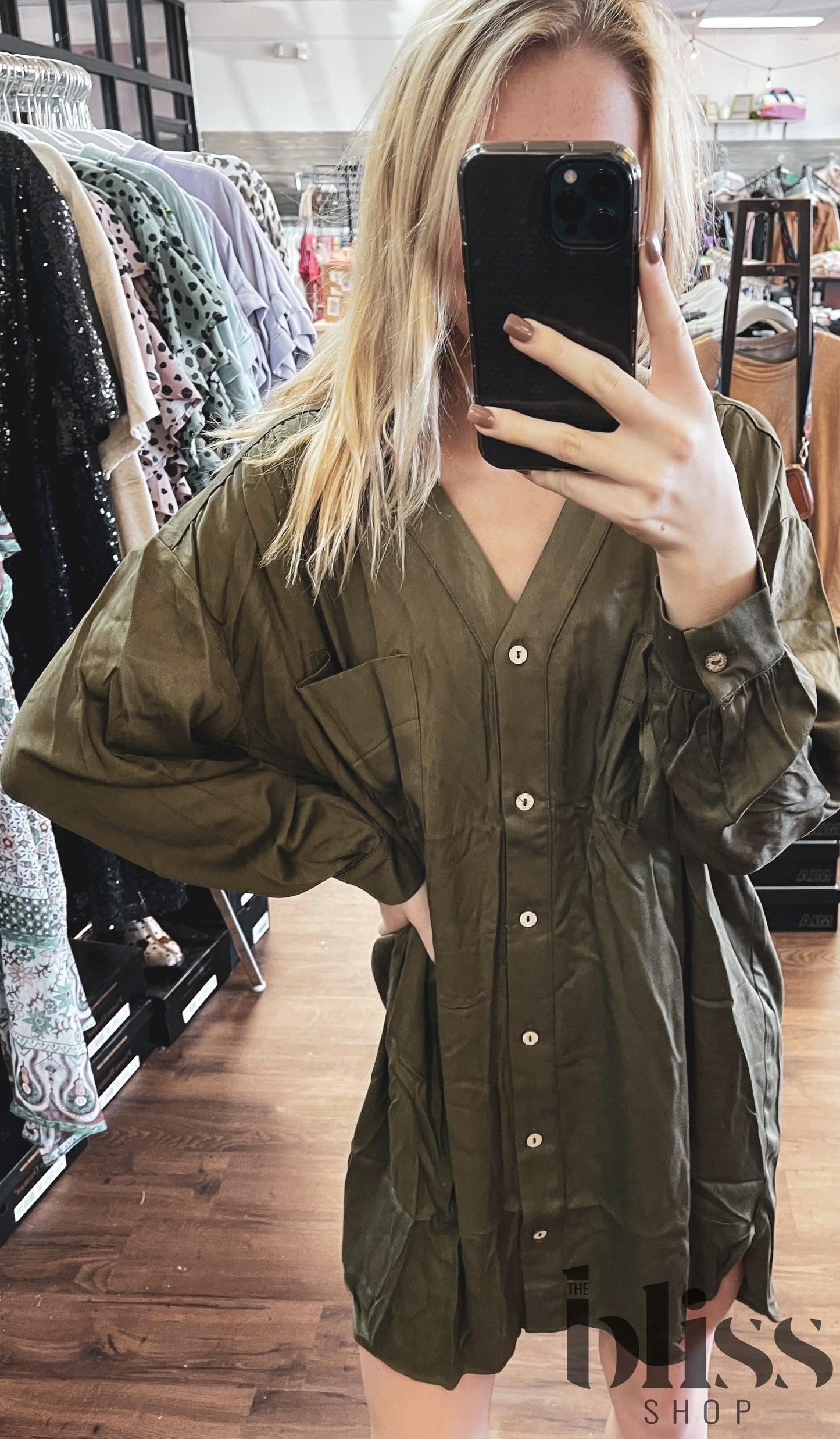 Living Easy Button Down Dress