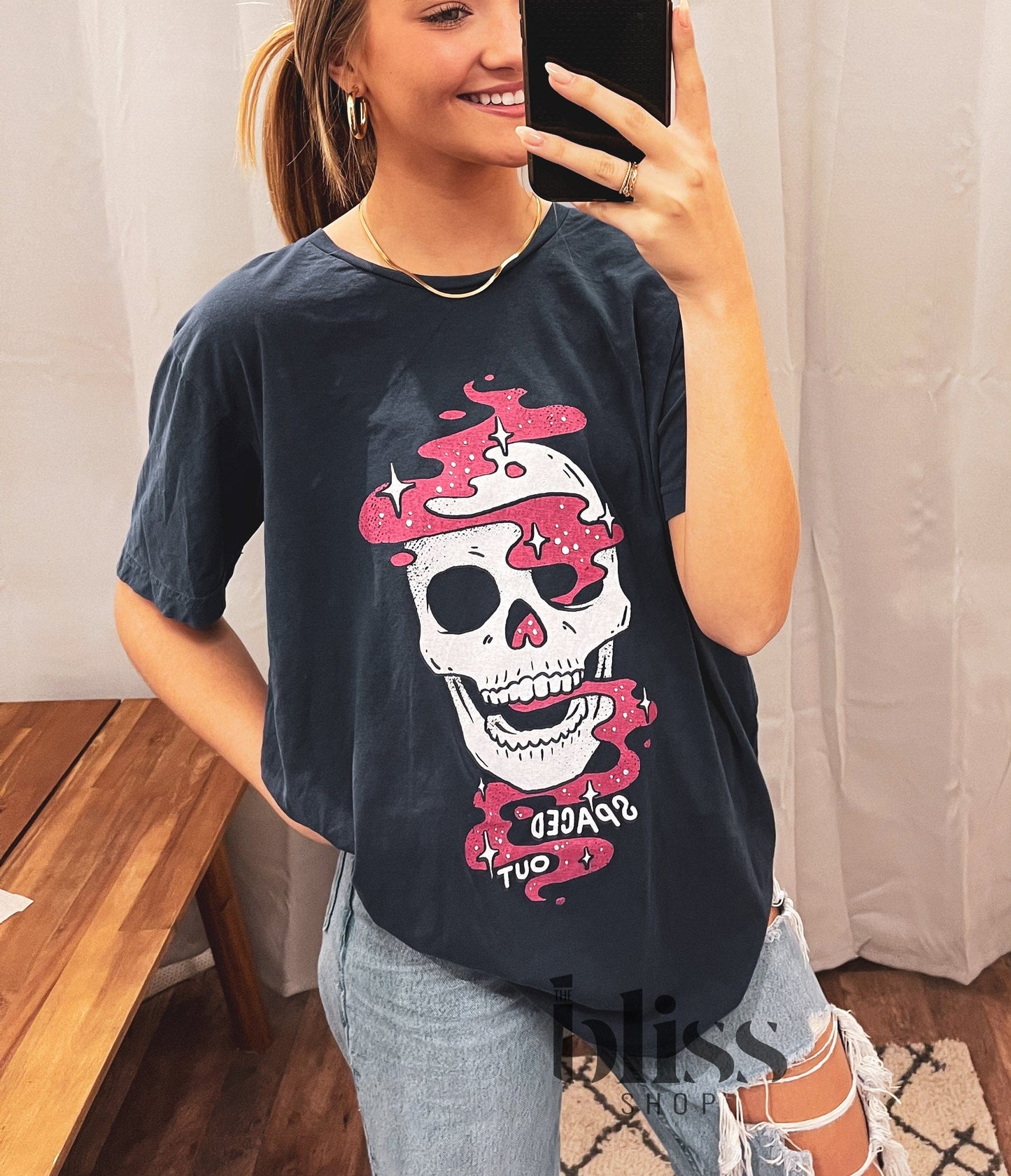 Spaced Out Skull Tee