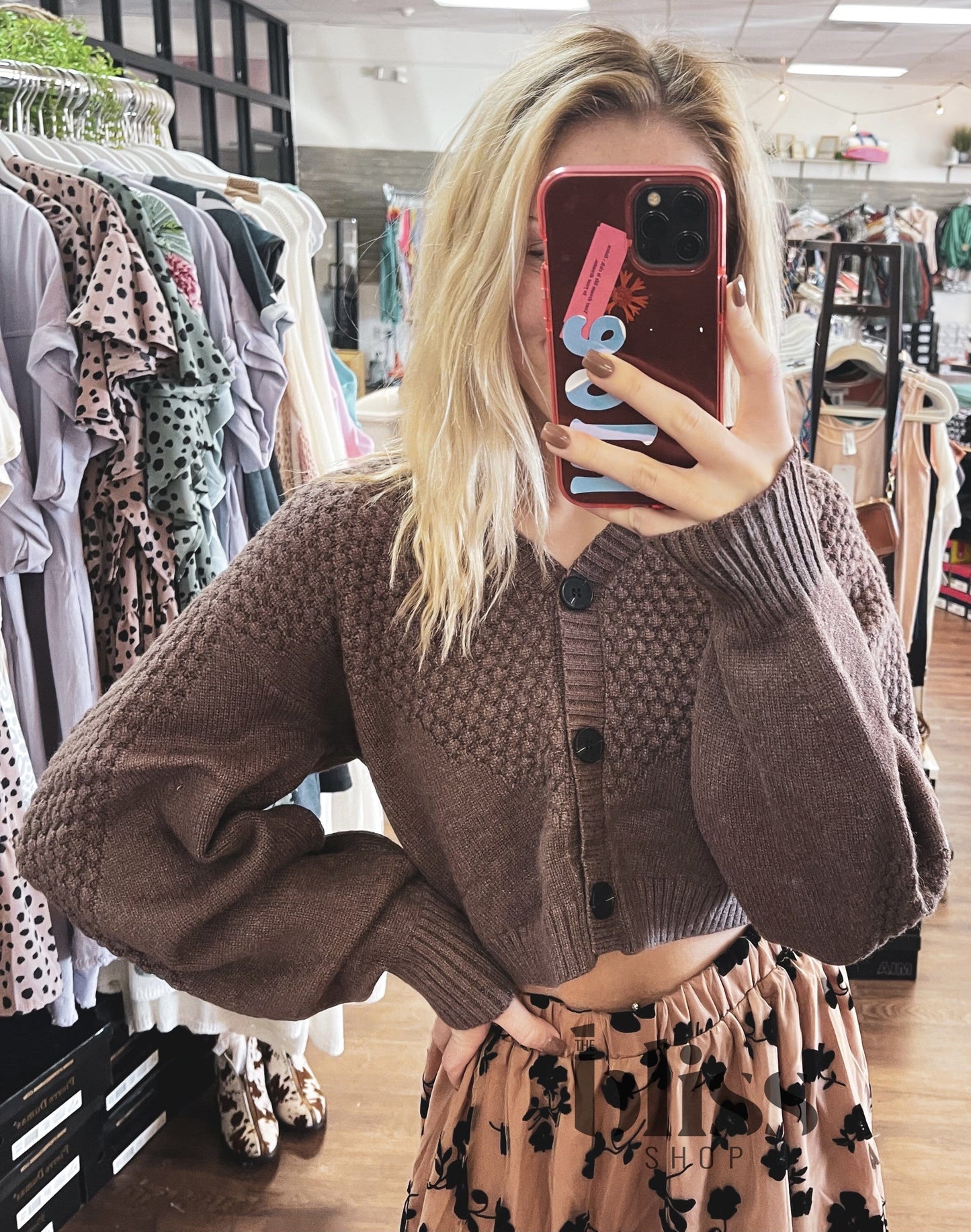 Montana Cropped Cardigan Sweater