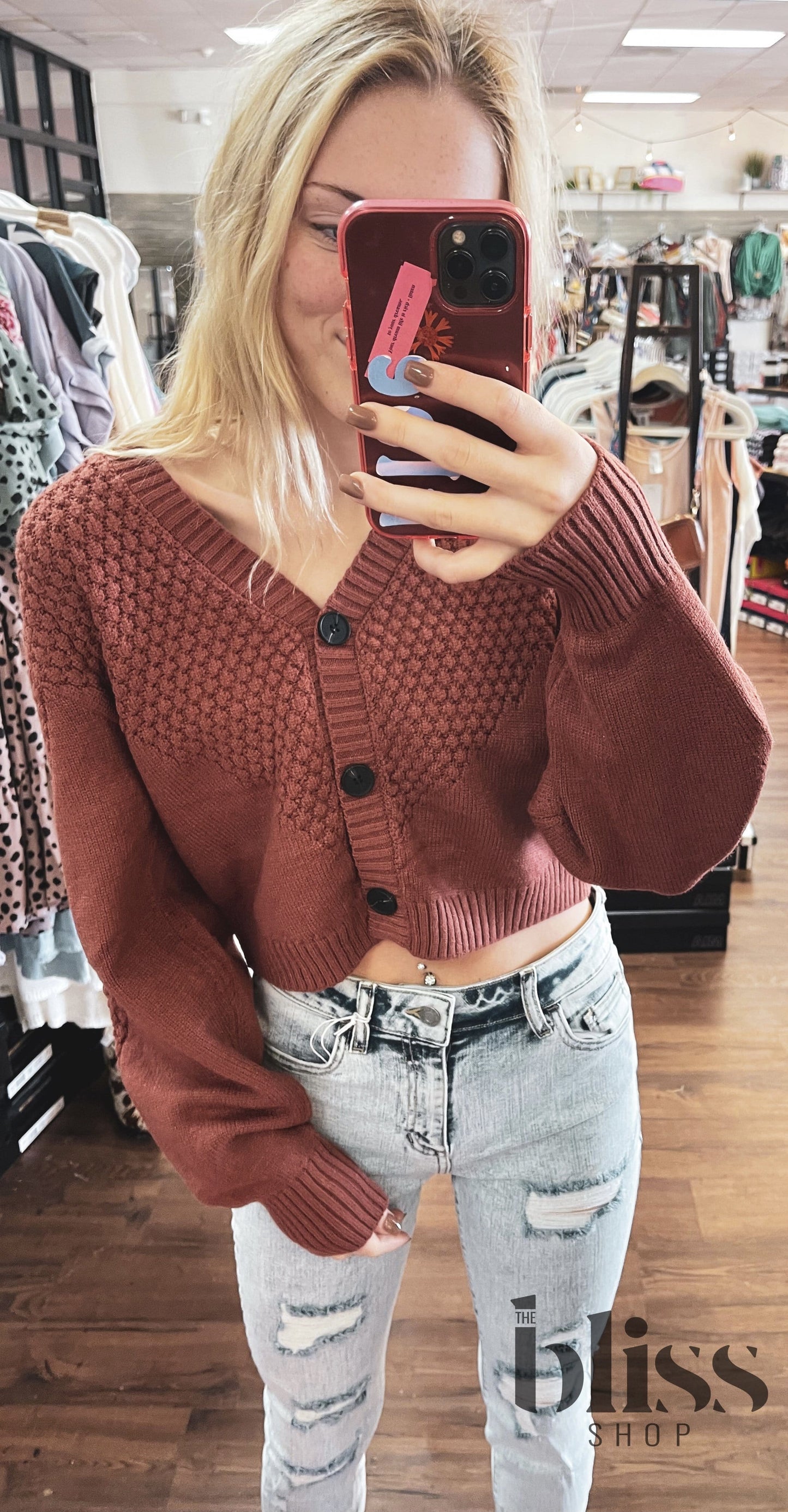 Montana Cropped Cardigan Sweater