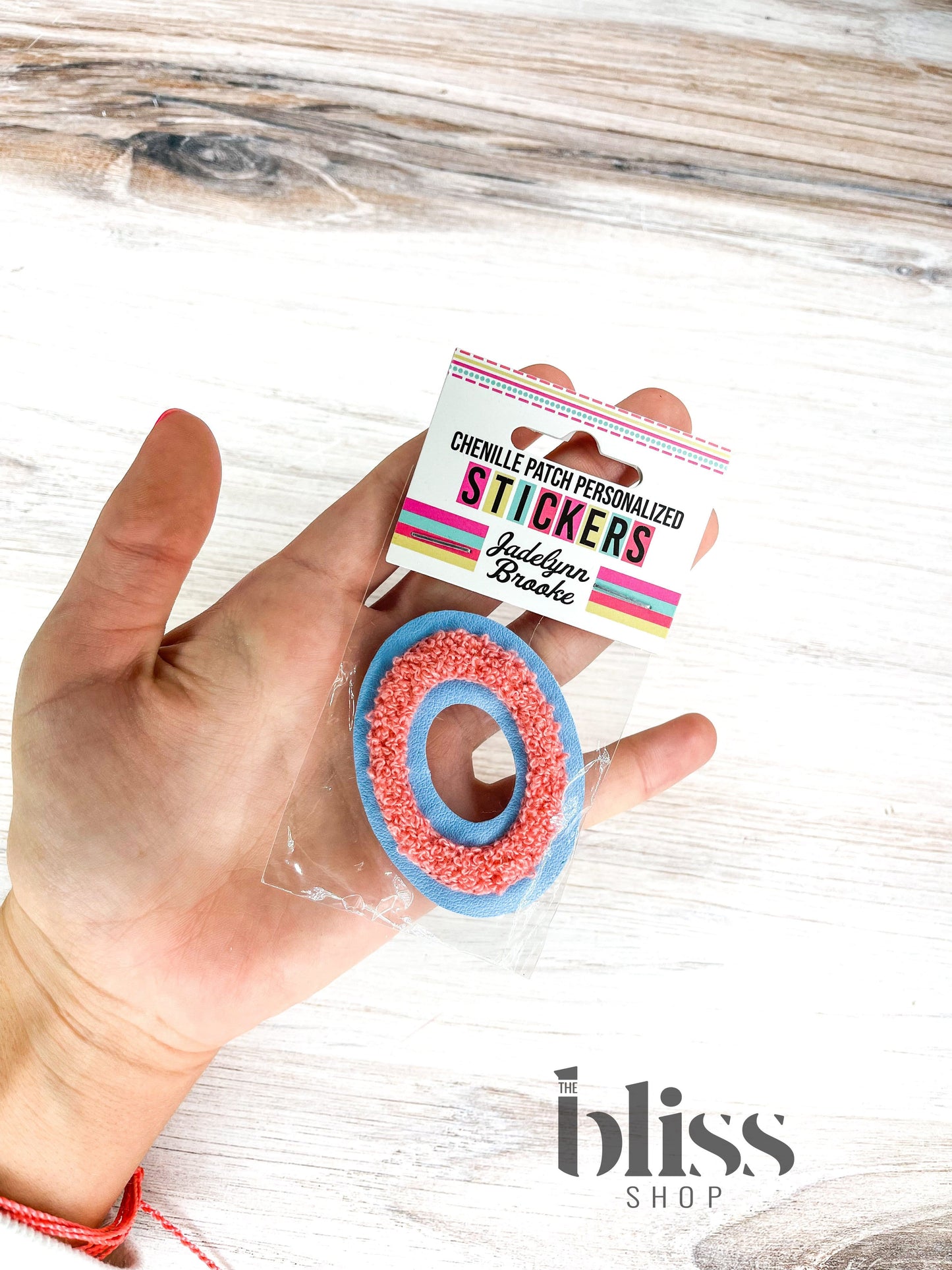Chenille Patch Personalized Stickers
