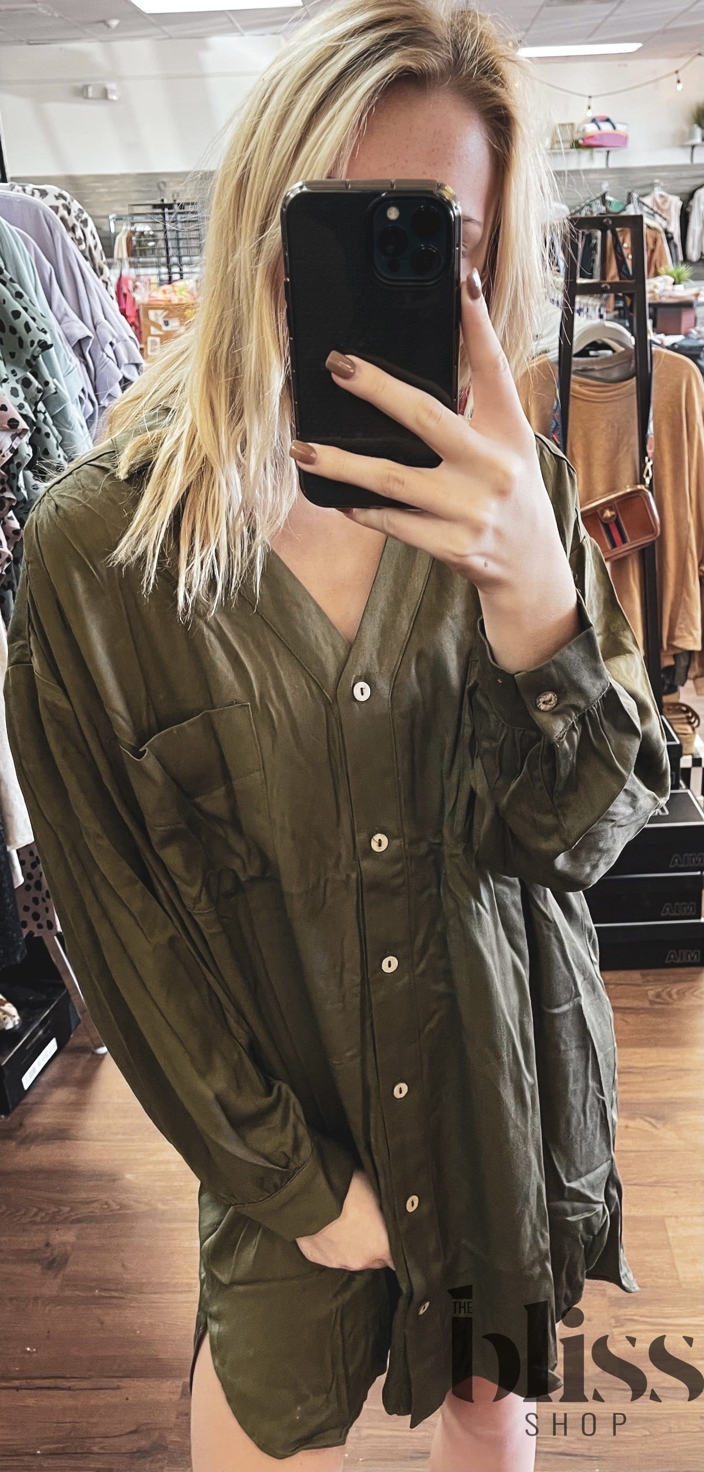 Living Easy Button Down Dress