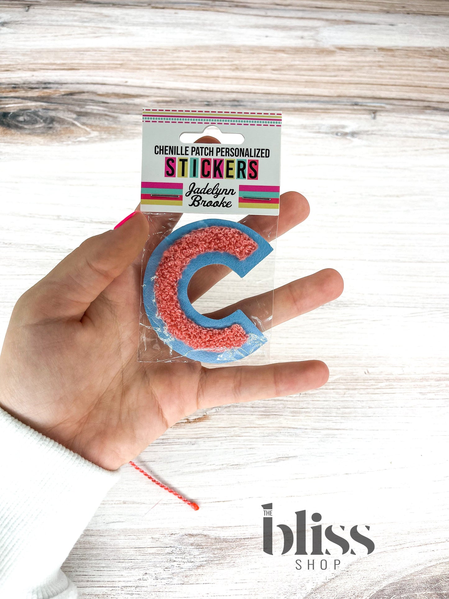 Chenille Patch Personalized Stickers