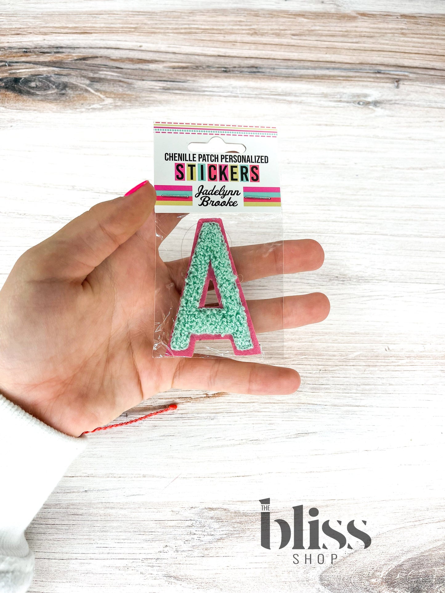 Chenille Patch Personalized Stickers