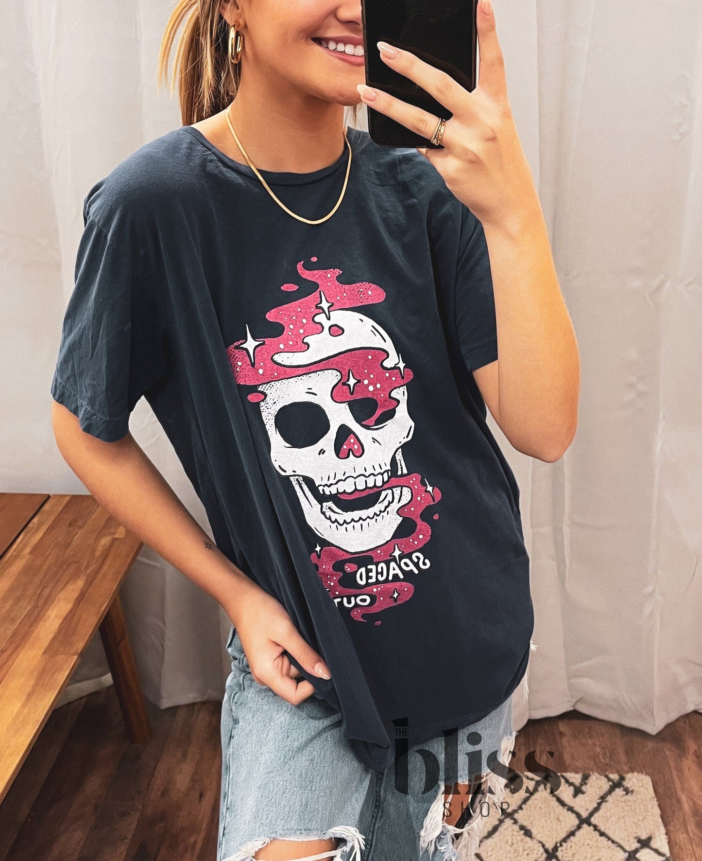 Spaced Out Skull Tee