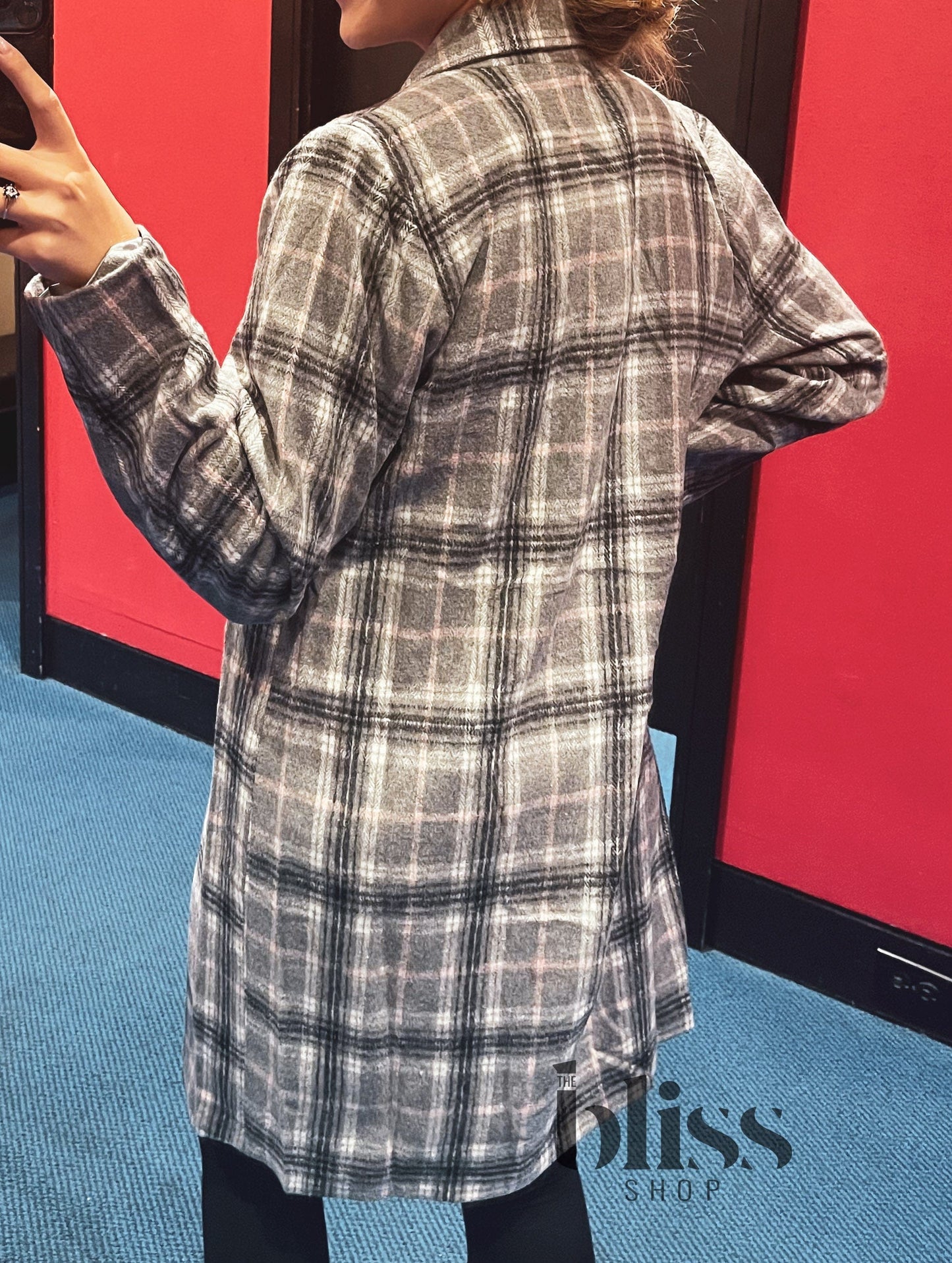 Zarina Plaid Blazer