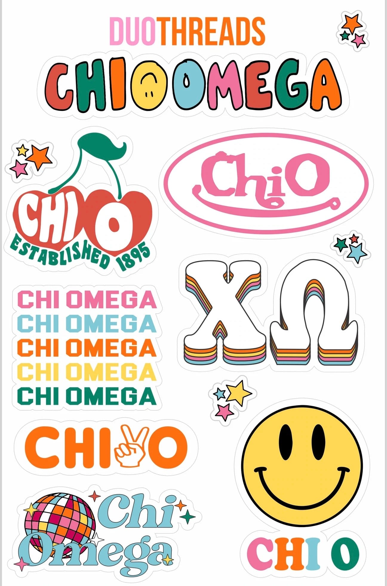 Sorority Girls Sticker Sheet