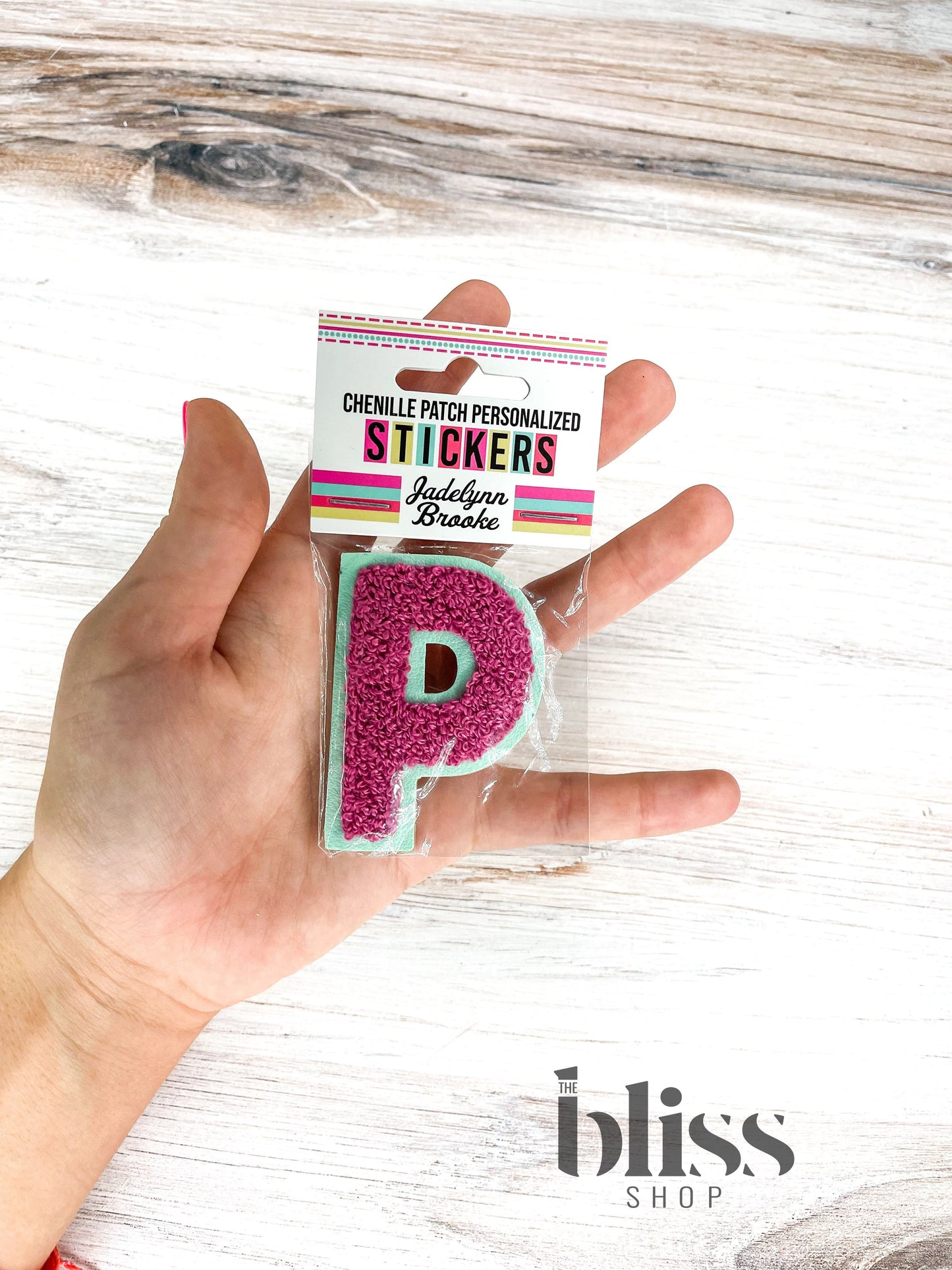 Chenille Patch Personalized Stickers