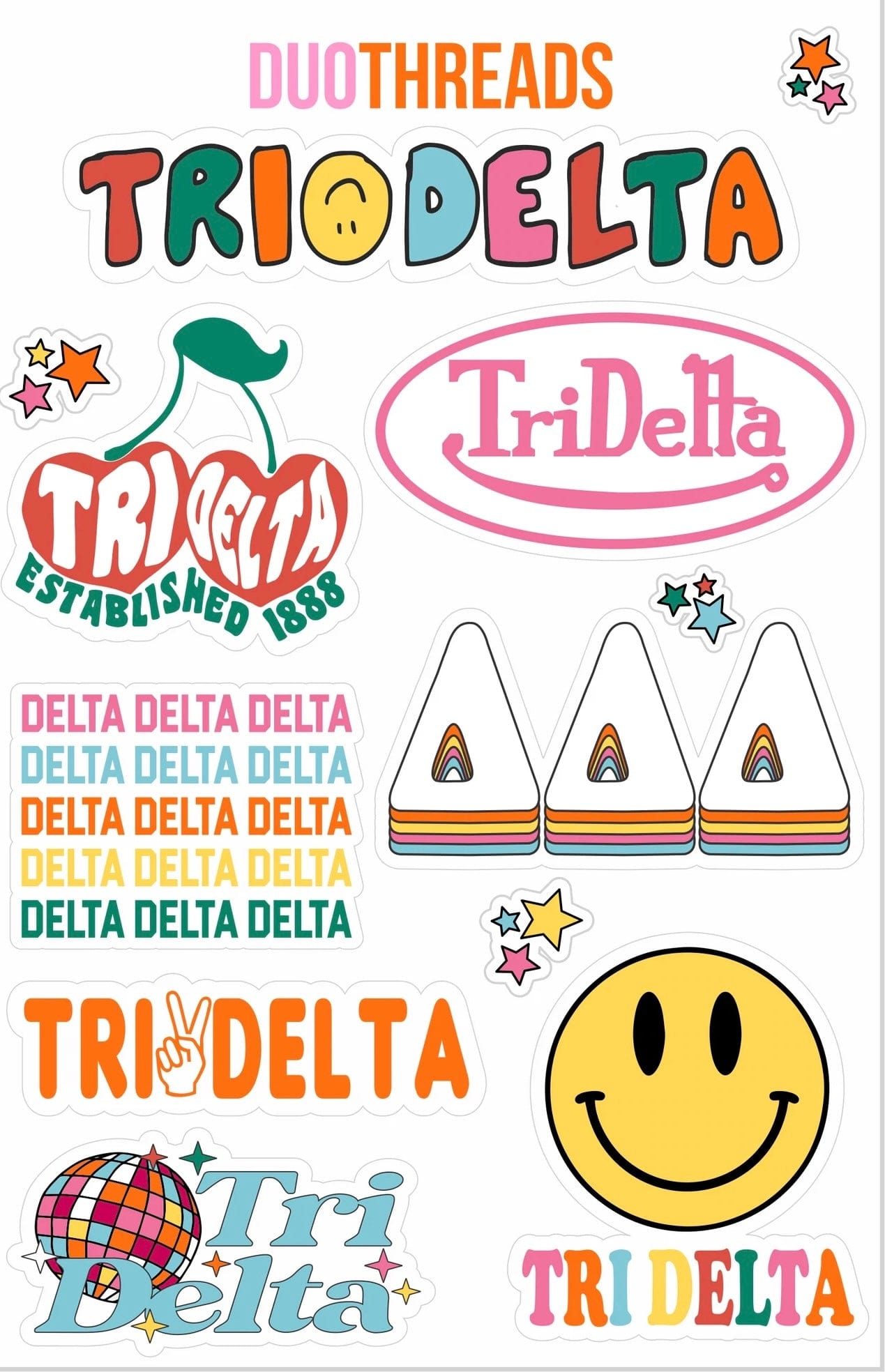 Sorority Girls Sticker Sheet