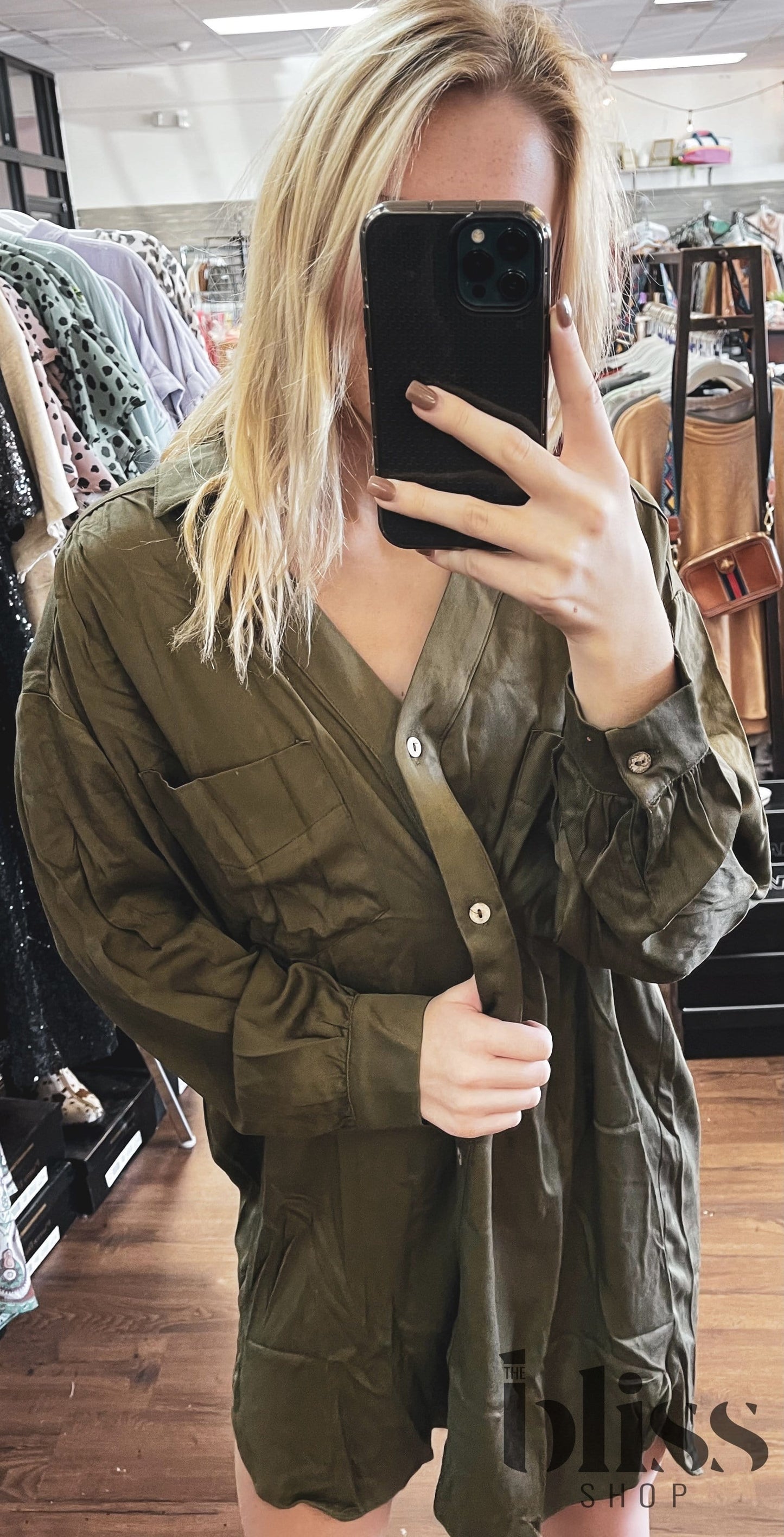 Living Easy Button Down Dress