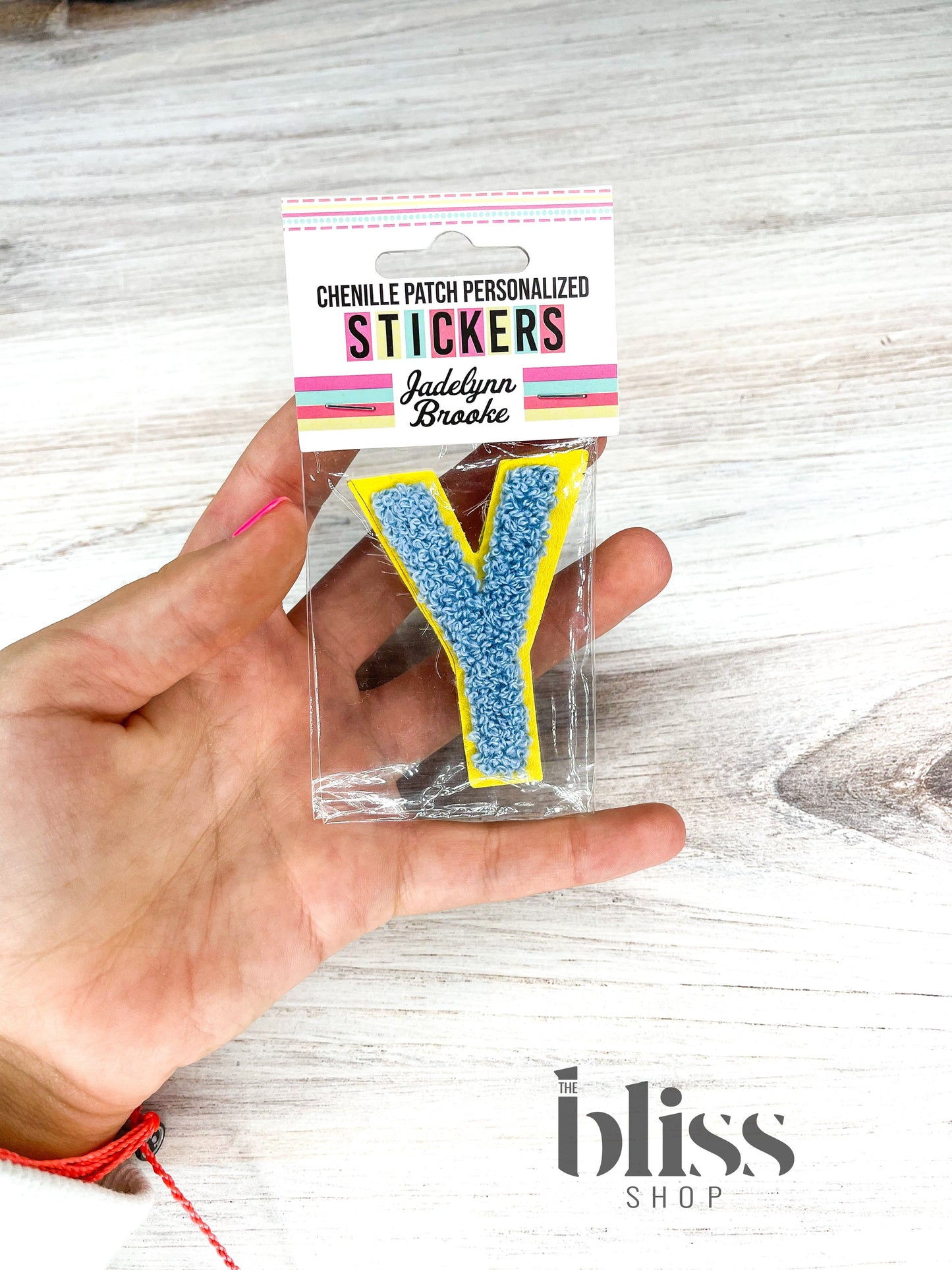 Chenille Patch Personalized Stickers