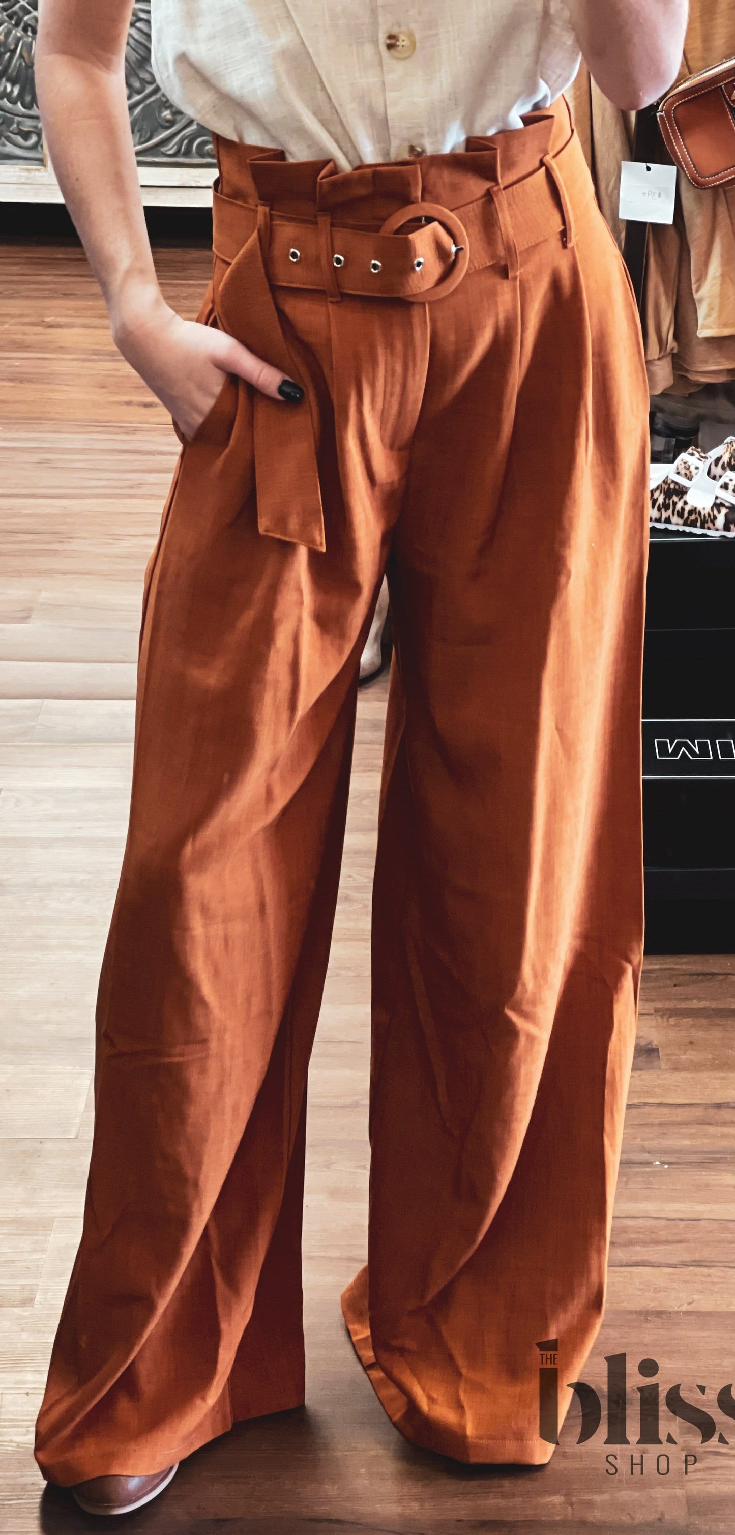 Girl In Charge Paperbag Pants