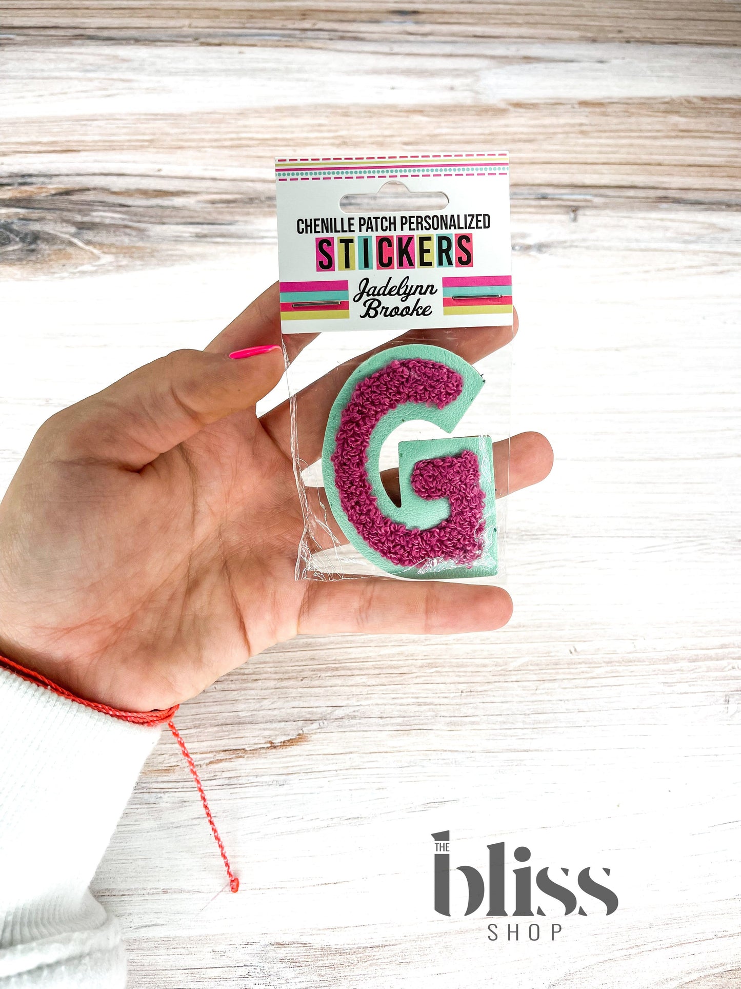Chenille Patch Personalized Stickers