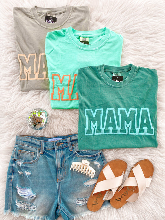 Mama Puff Letter Tee