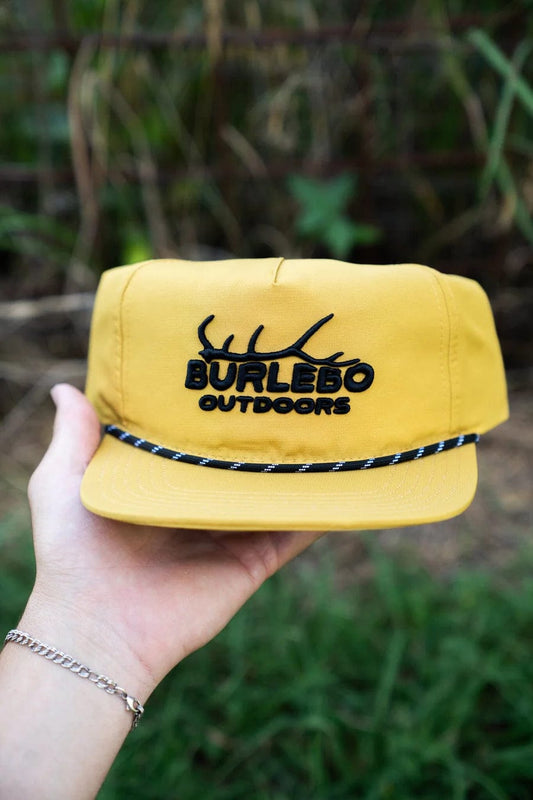 Burlebo Elk Horn Black and Gold Cap