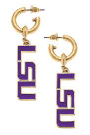 LSU Gold Earrings