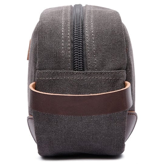 MAD MAN Canvas And Leather Dopp Bag