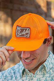 BURLEBO Neon Orange Buck Hat