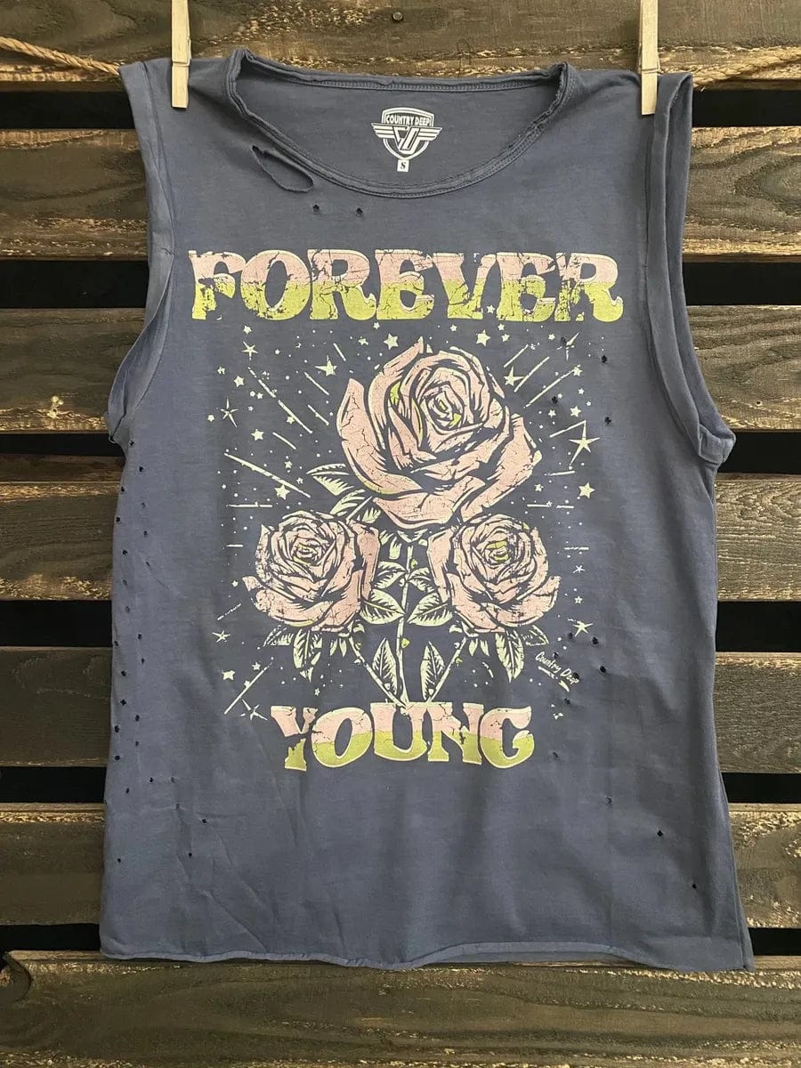 Forever Young Crop Tank