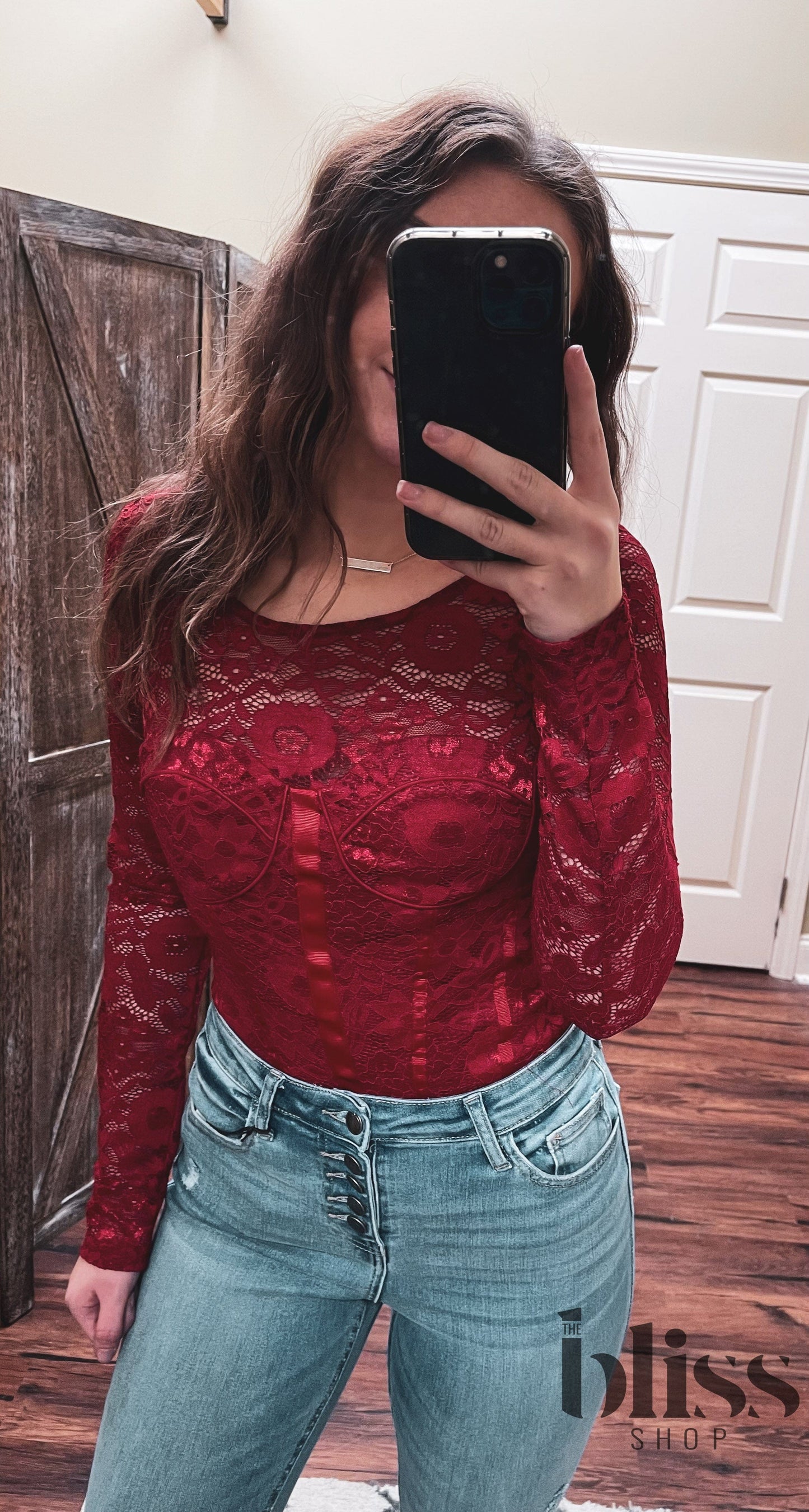 Out Late Lace Bodysuit