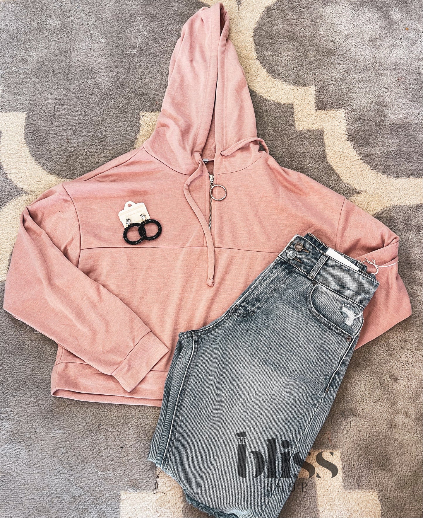Chill Out Crop Hoodie