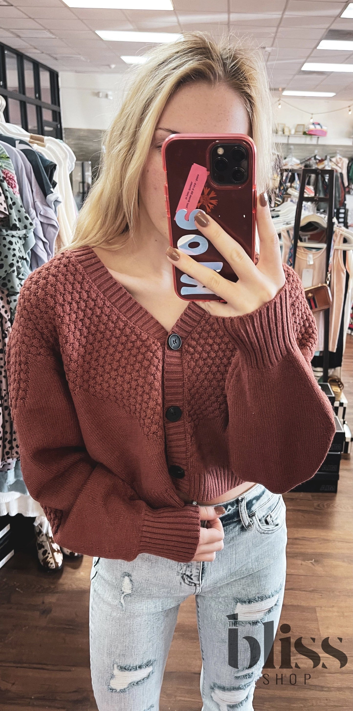 Montana Cropped Cardigan Sweater