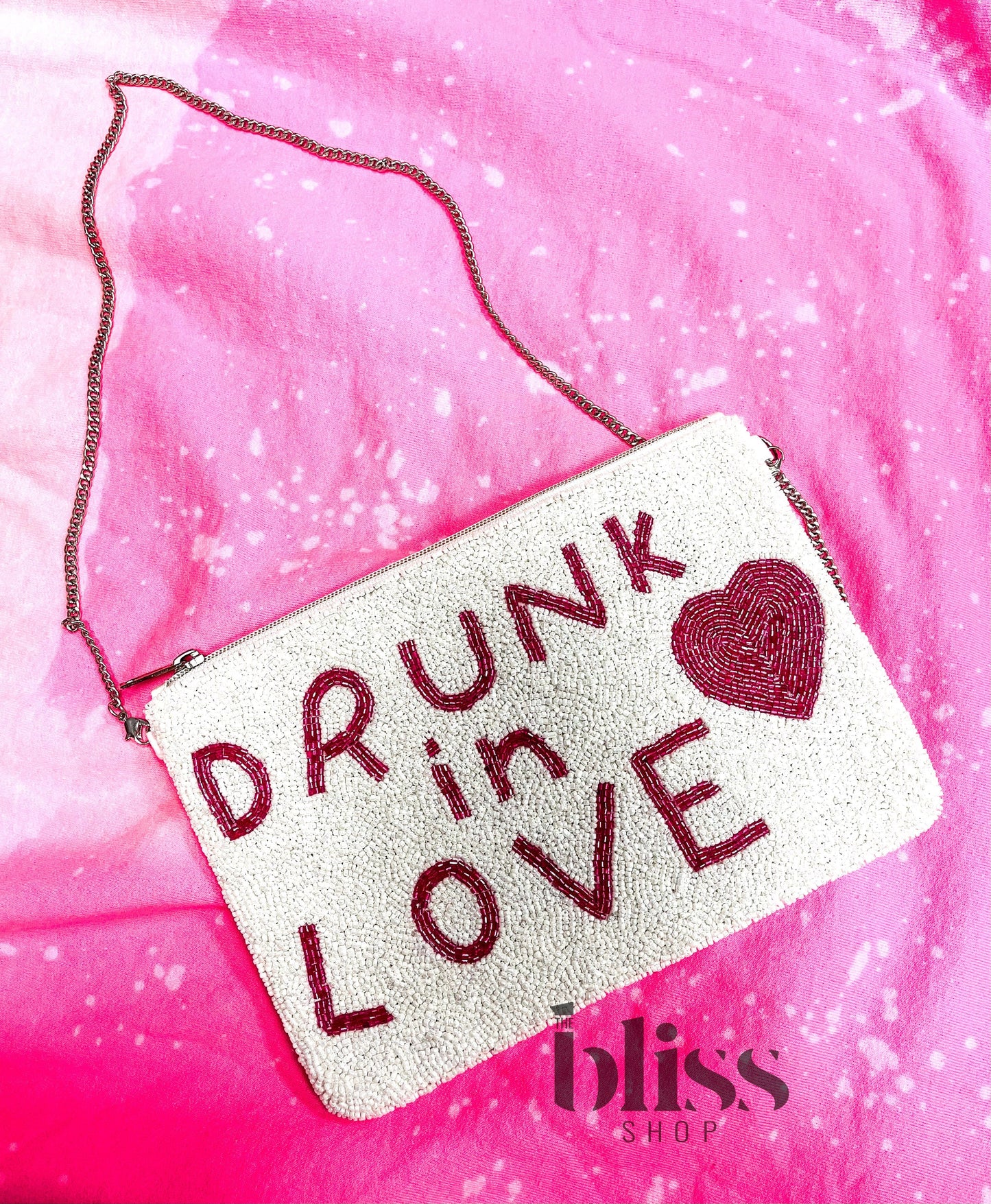 Drunk In Love Beaded Purse