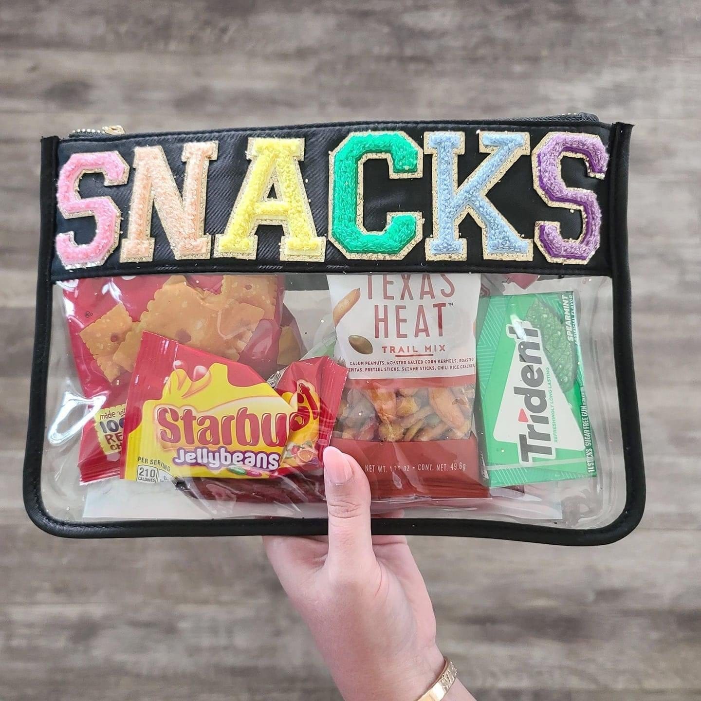 Snacks Clear Nylon Bag