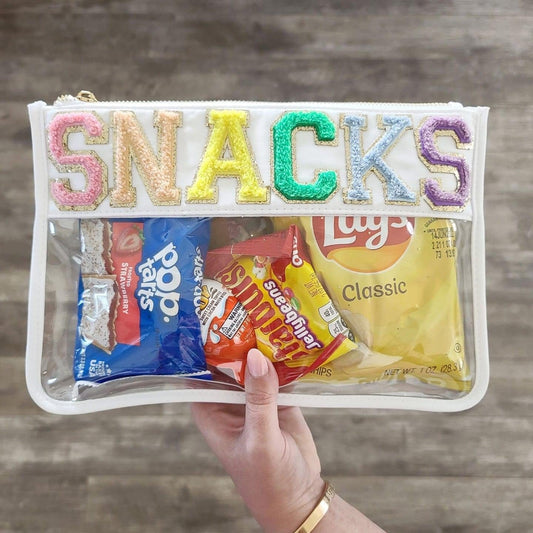 Snacks Clear Nylon Bag